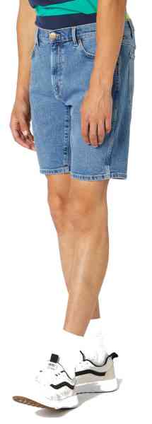 Wrangler 5 pocket JEANS SHORT - BLUE STONES